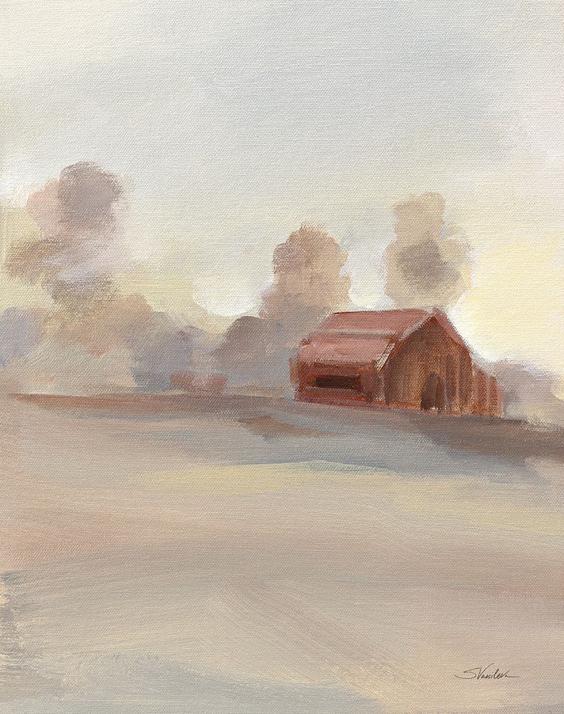Monochromatic Farm View II art print by Silvia Vassileva for $57.95 CAD