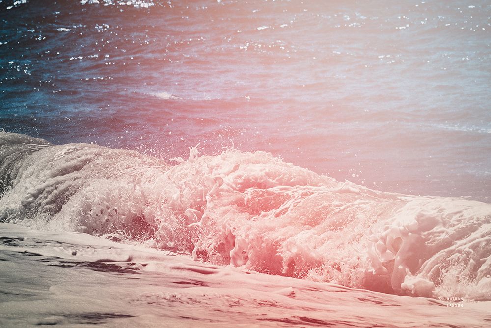 Lost Coast Waves Pink II art print by Nathan Larson for $57.95 CAD