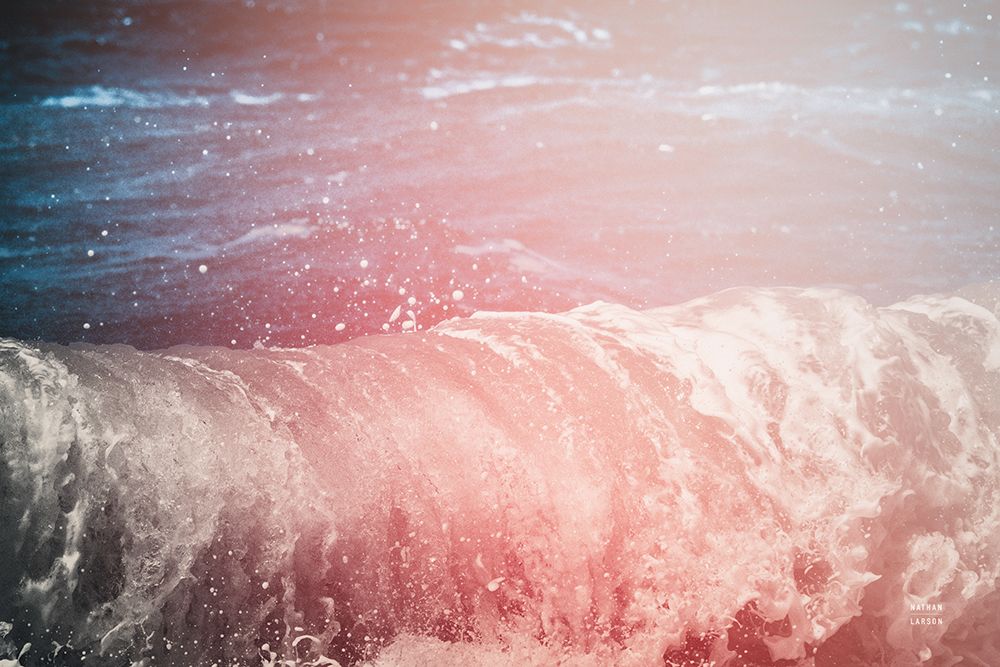 Lost Coast Waves Pink IV art print by Nathan Larson for $57.95 CAD