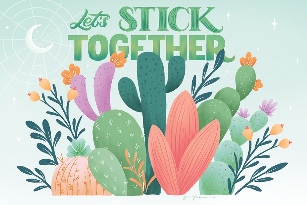 Cactus Garden I art print by Gia Graham for $57.95 CAD