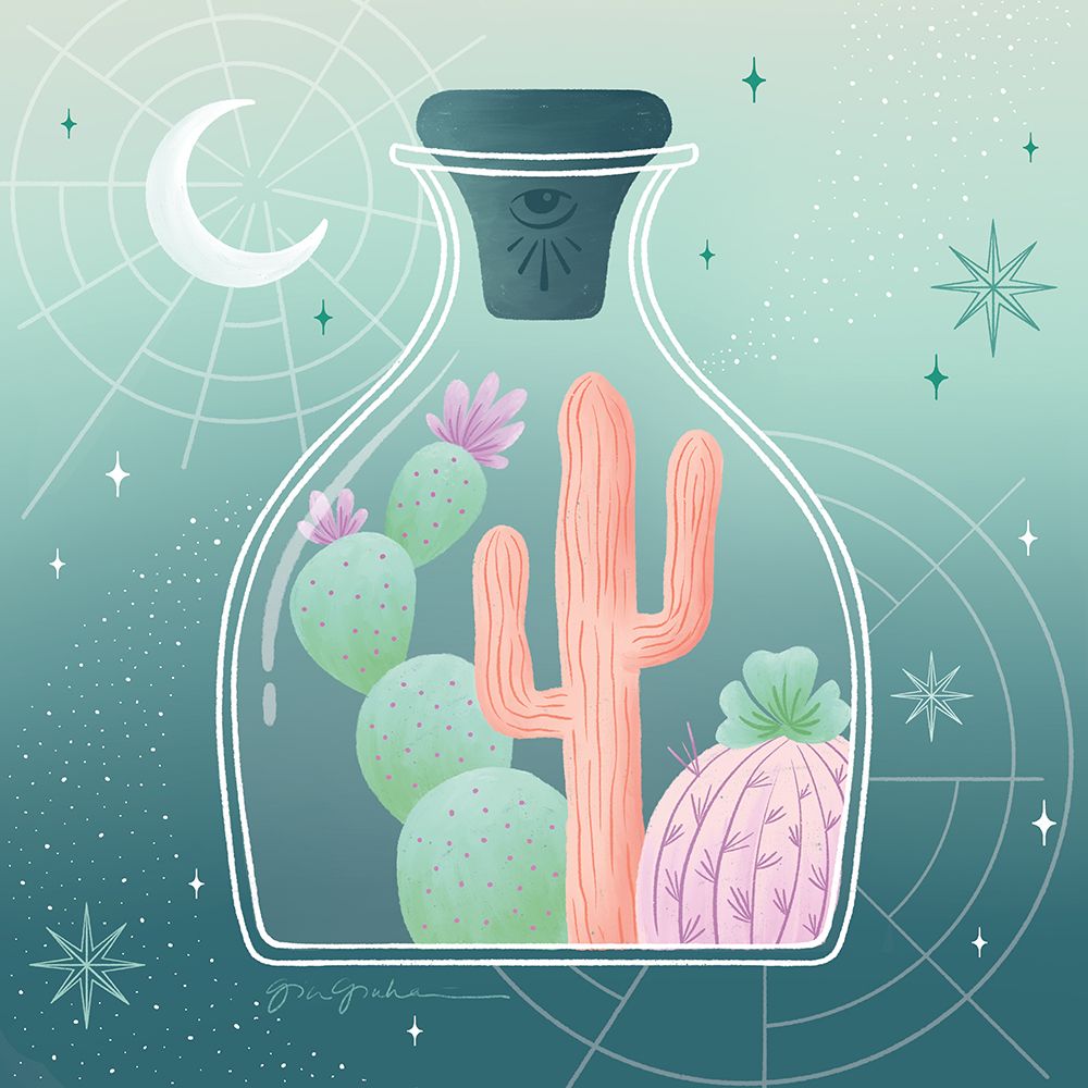 Cactus Garden III art print by Gia Graham for $57.95 CAD