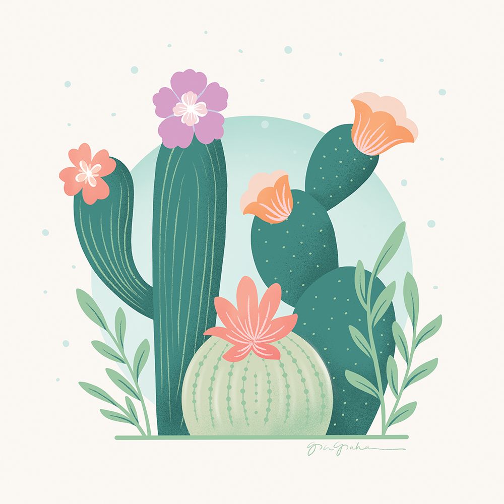 Cactus Garden V art print by Gia Graham for $57.95 CAD