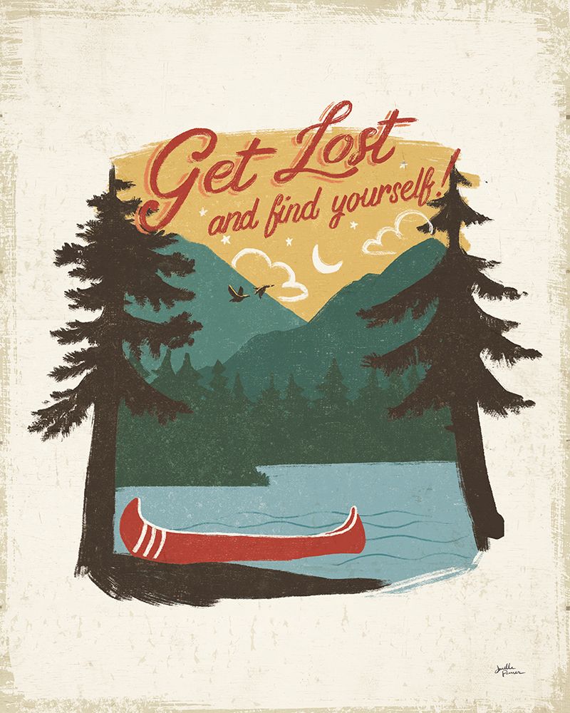 Vintage Lake V No Lines Vertical art print by Janelle Penner for $57.95 CAD