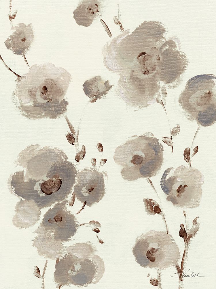 Warm Gray Branches I art print by Silvia Vassileva for $57.95 CAD