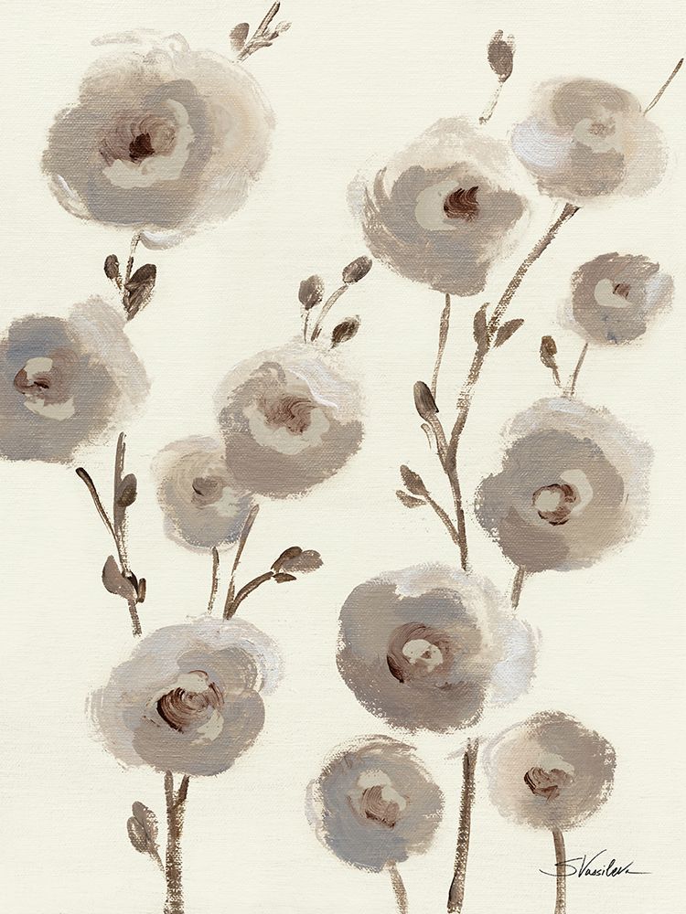 Warm Gray Branches II art print by Silvia Vassileva for $57.95 CAD
