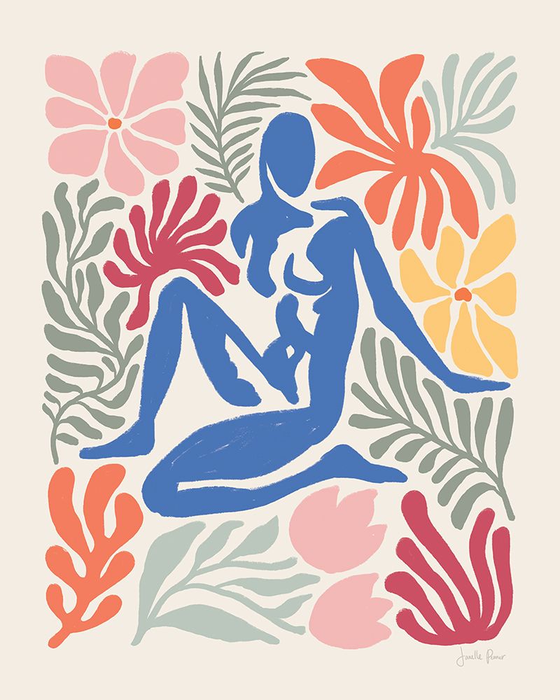 Abstract Garden I art print by Janelle Penner for $57.95 CAD