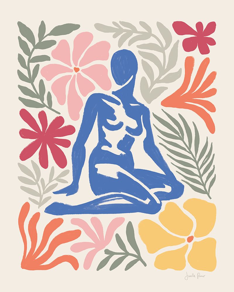 Abstract Garden II art print by Janelle Penner for $57.95 CAD