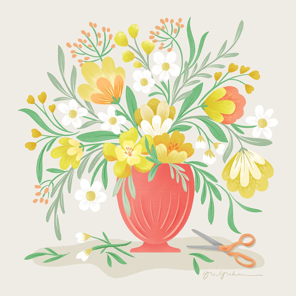 Sunny Bouquet art print by Gia Graham for $57.95 CAD