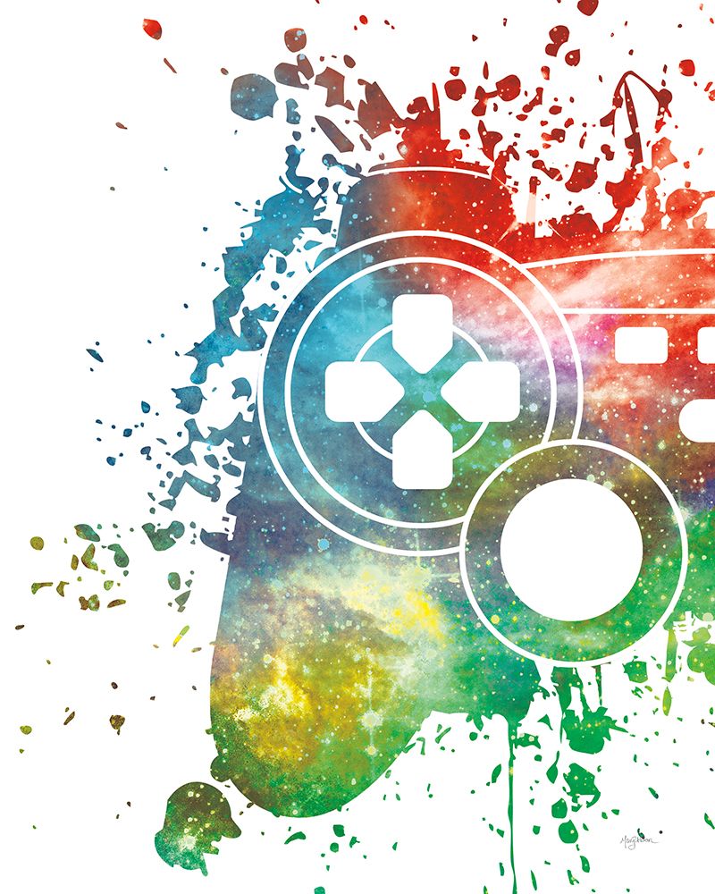 Gamer Splash VI Bright art print by Mary Urban for $57.95 CAD