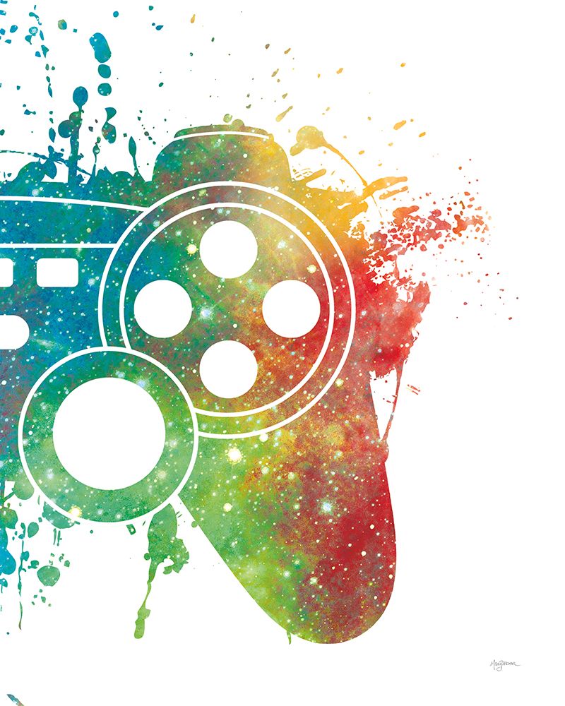 Gamer Splash VII Bright art print by Mary Urban for $57.95 CAD