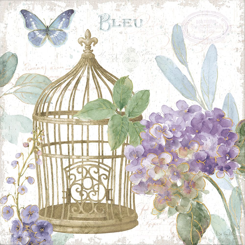 Rainbow Seeds Floral Birdcage II v2 art print by Lisa Audit for $57.95 CAD