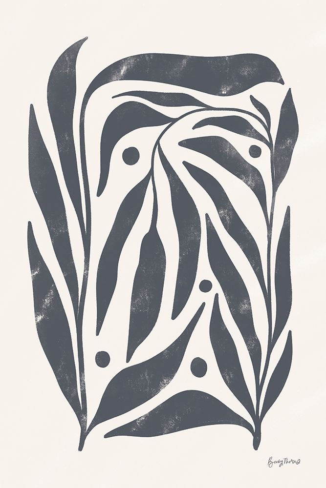 Simple Botanical I art print by Becky Thorns for $57.95 CAD