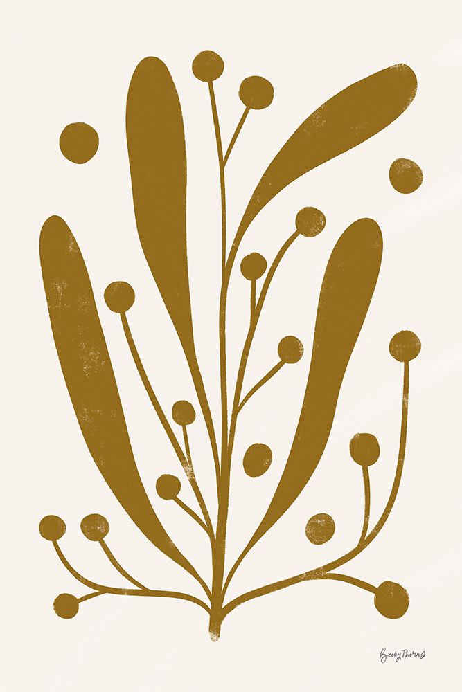 Simple Botanical IV art print by Becky Thorns for $57.95 CAD