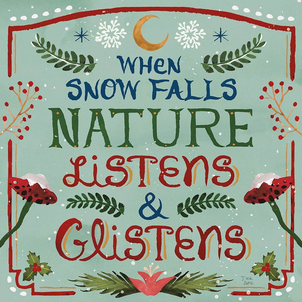 Winter Of Wonder V art print by Dina June for $57.95 CAD