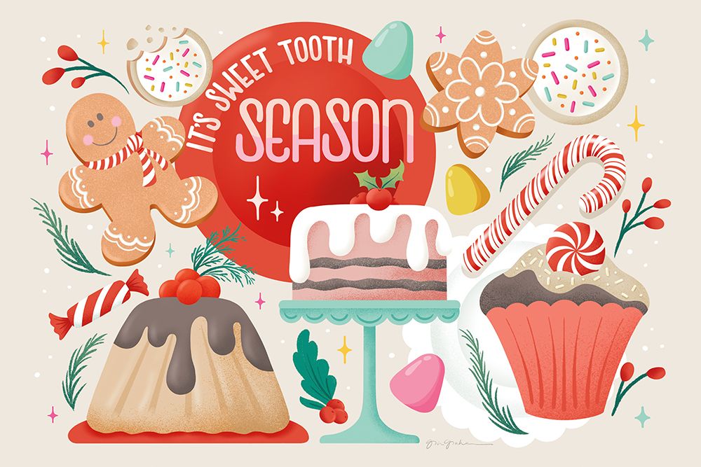Lets Get Merry I art print by Gia Graham for $57.95 CAD
