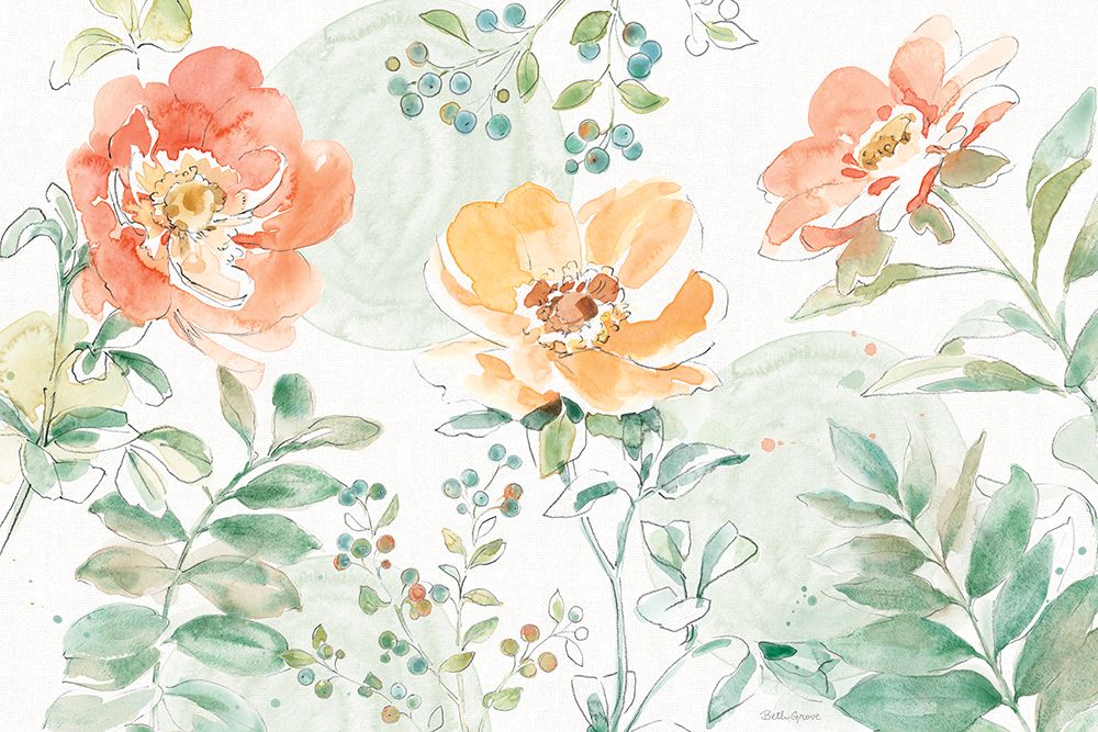 Soft Petals I art print by Beth Grove for $57.95 CAD