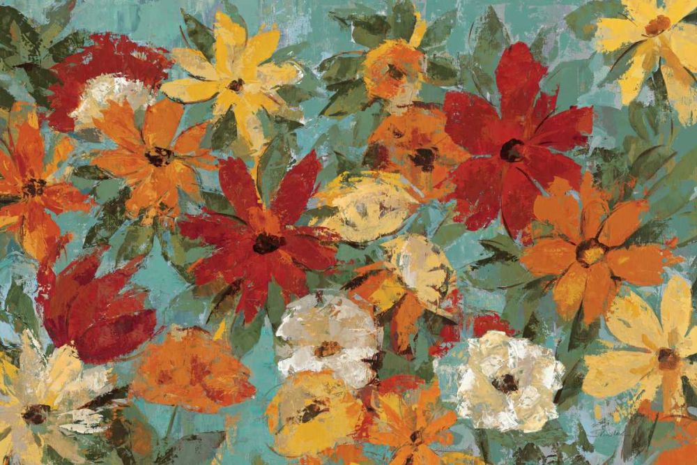 Bright Expressive Garden art print by Silvia Vassileva for $57.95 CAD