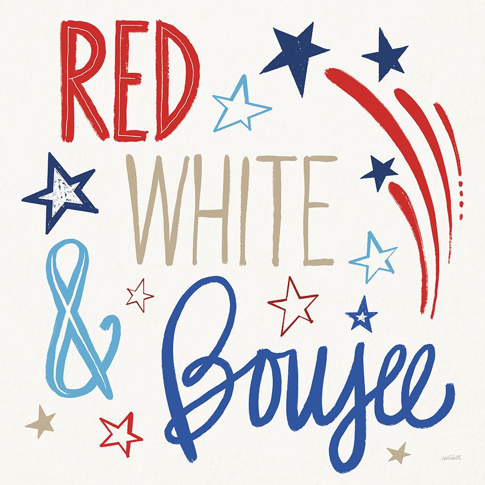 Star Spangled Sayings VIII art print by Anne Tavoletti for $57.95 CAD
