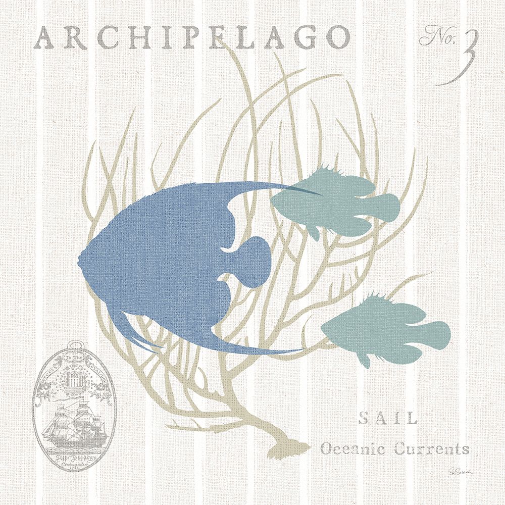 Island Findings IV Blue art print by Sue Schlabach for $57.95 CAD