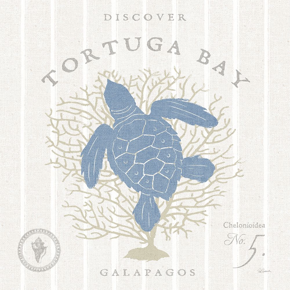 Island Findings VI Blue art print by Sue Schlabach for $57.95 CAD