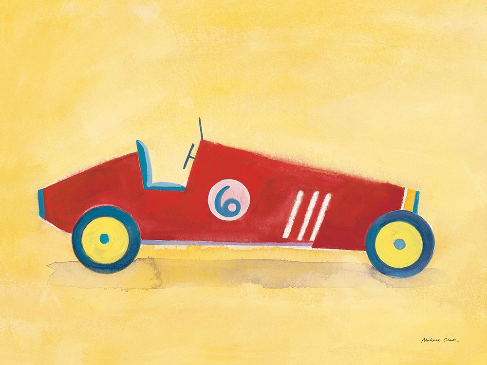 Race Car 6 art print by Michael Clark for $57.95 CAD