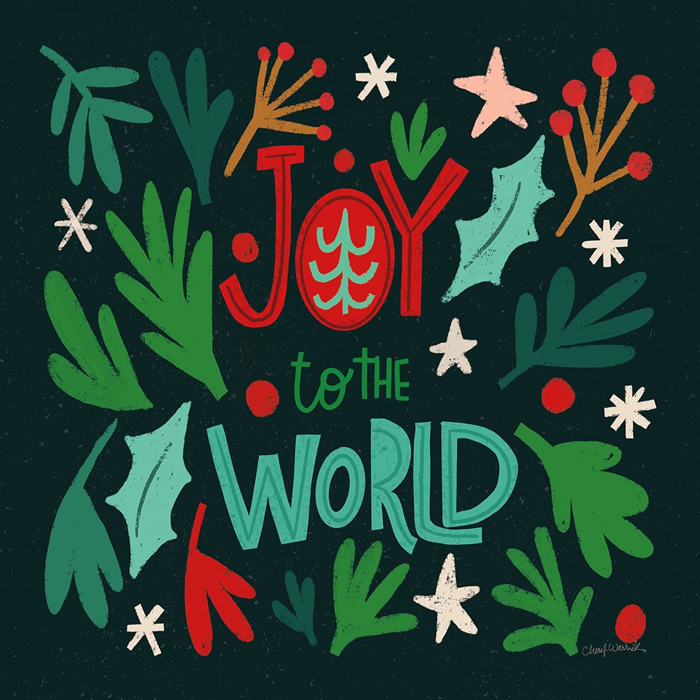 Joyful Holiday II art print by Cheryl Warrick for $57.95 CAD