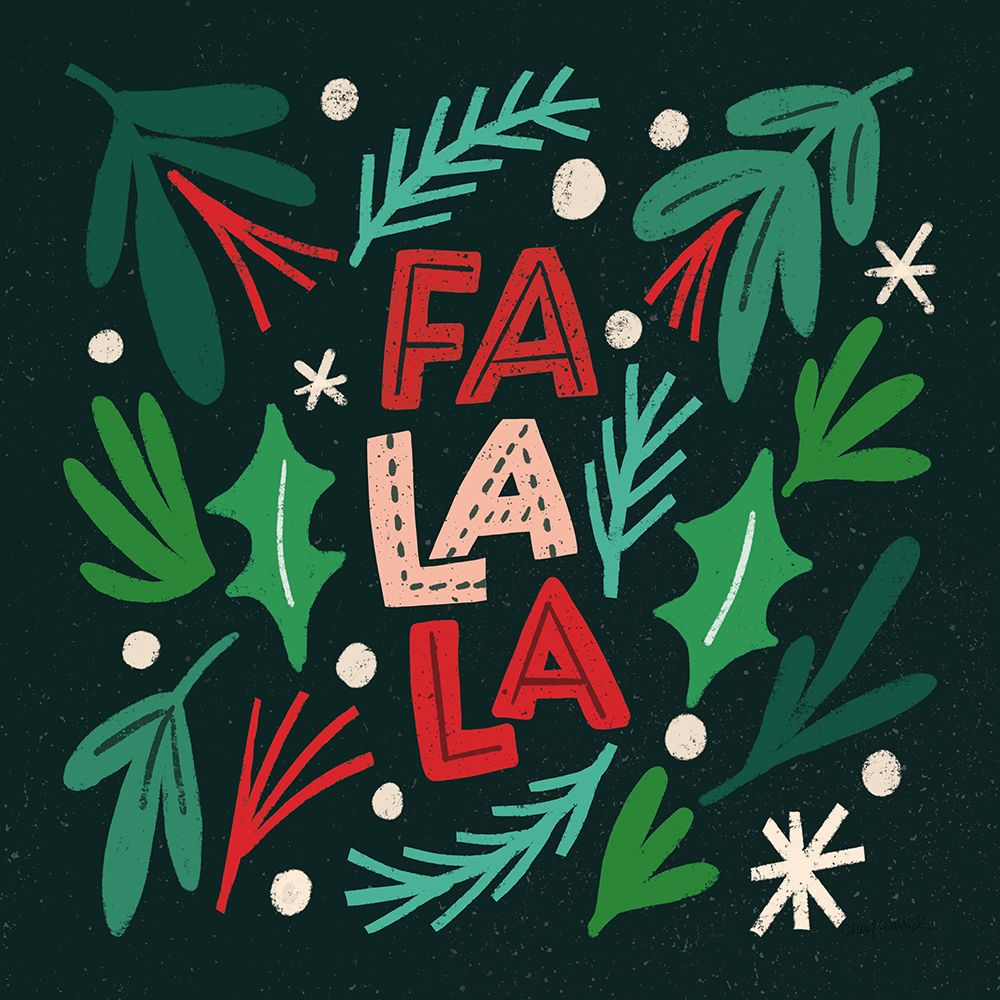 Joyful Holiday IV art print by Cheryl Warrick for $57.95 CAD