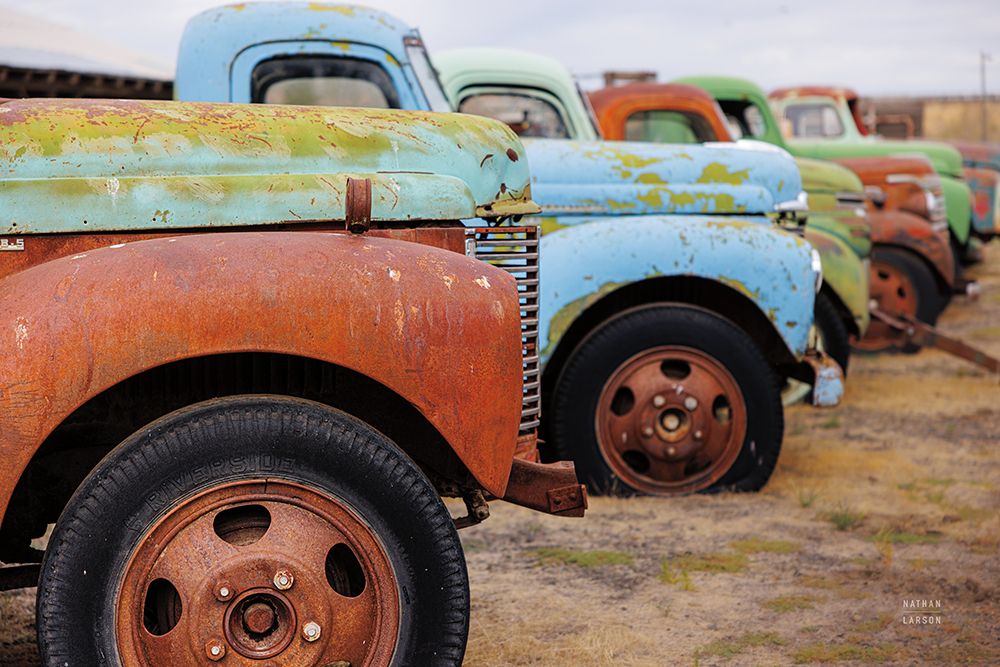 Line Up Bright art print by Nathan Larson for $57.95 CAD