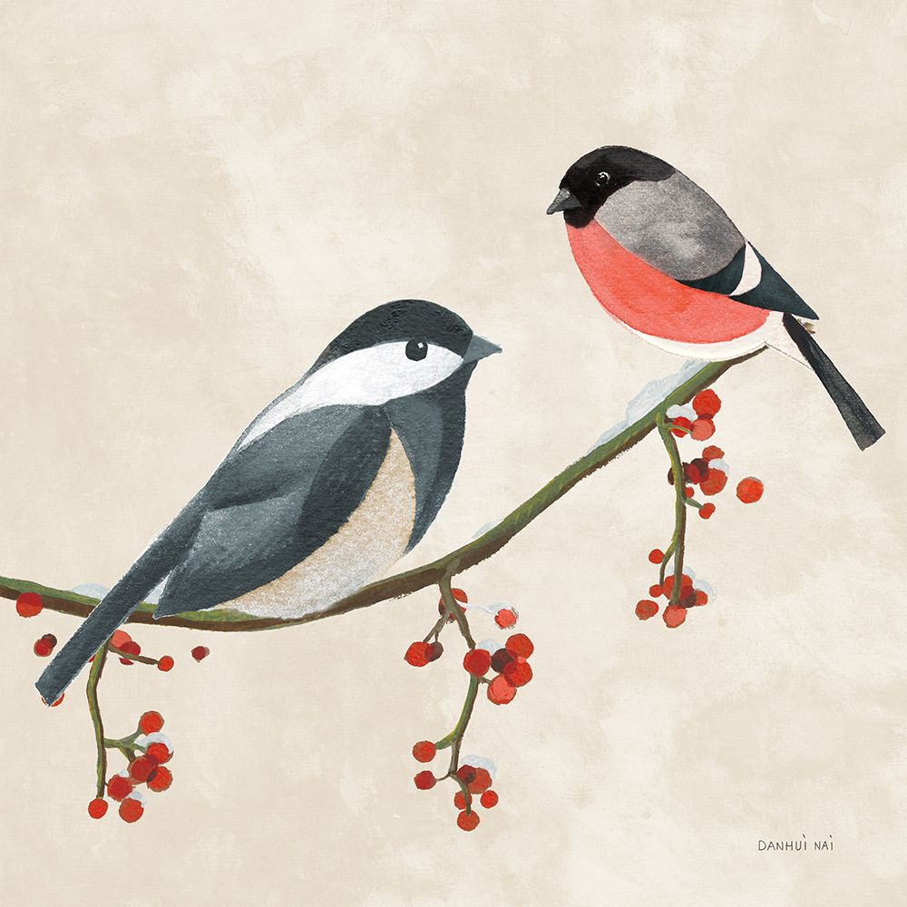 Festive Friends IV art print by Danhui Nai for $57.95 CAD