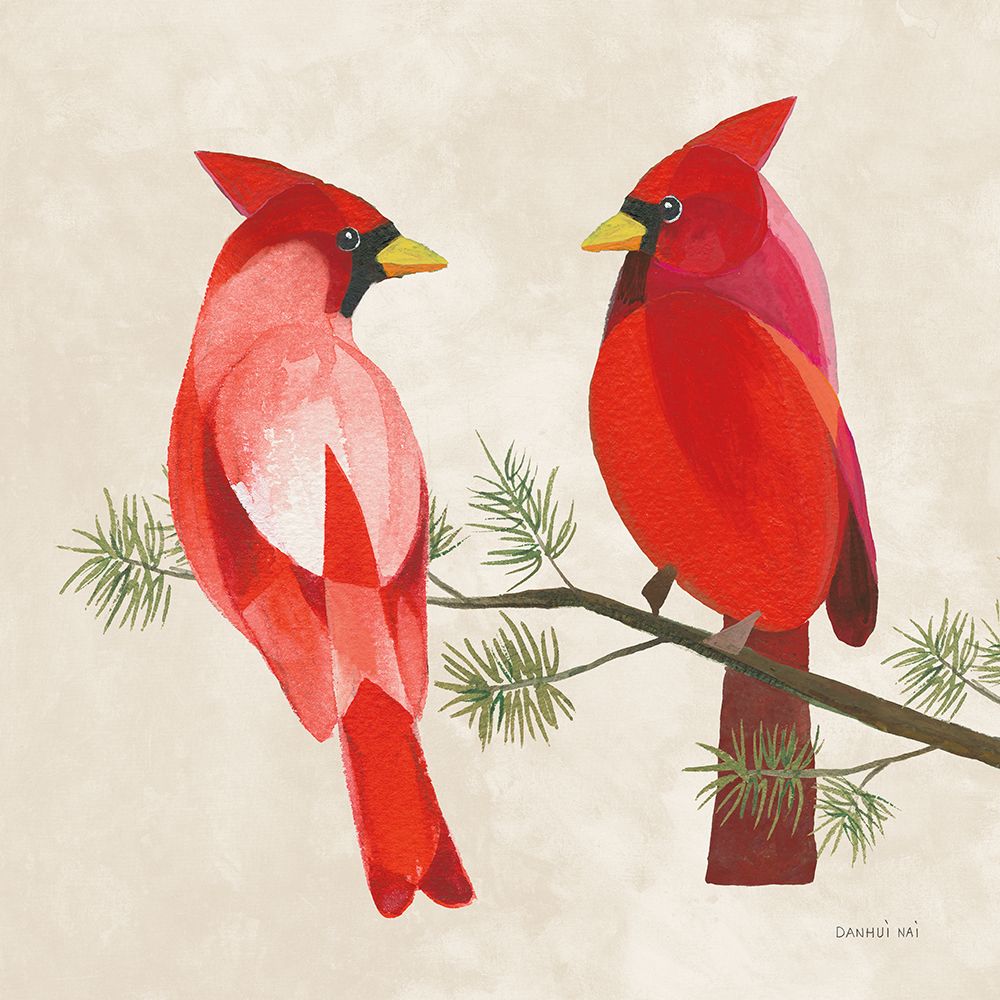 Festive Friends V art print by Danhui Nai for $57.95 CAD