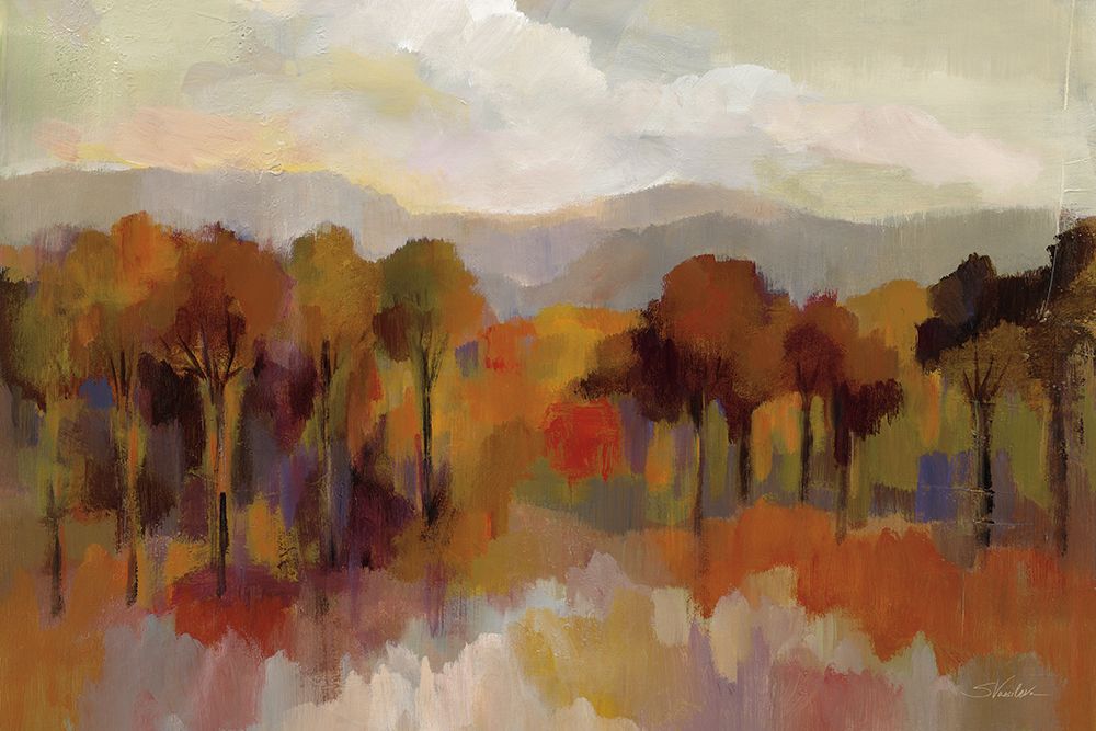 Riverbank with Green Crop art print by Silvia Vassileva for $57.95 CAD