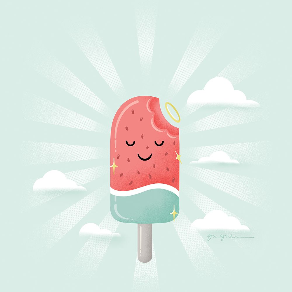 Summer Chill II No Words art print by Gia Graham for $57.95 CAD