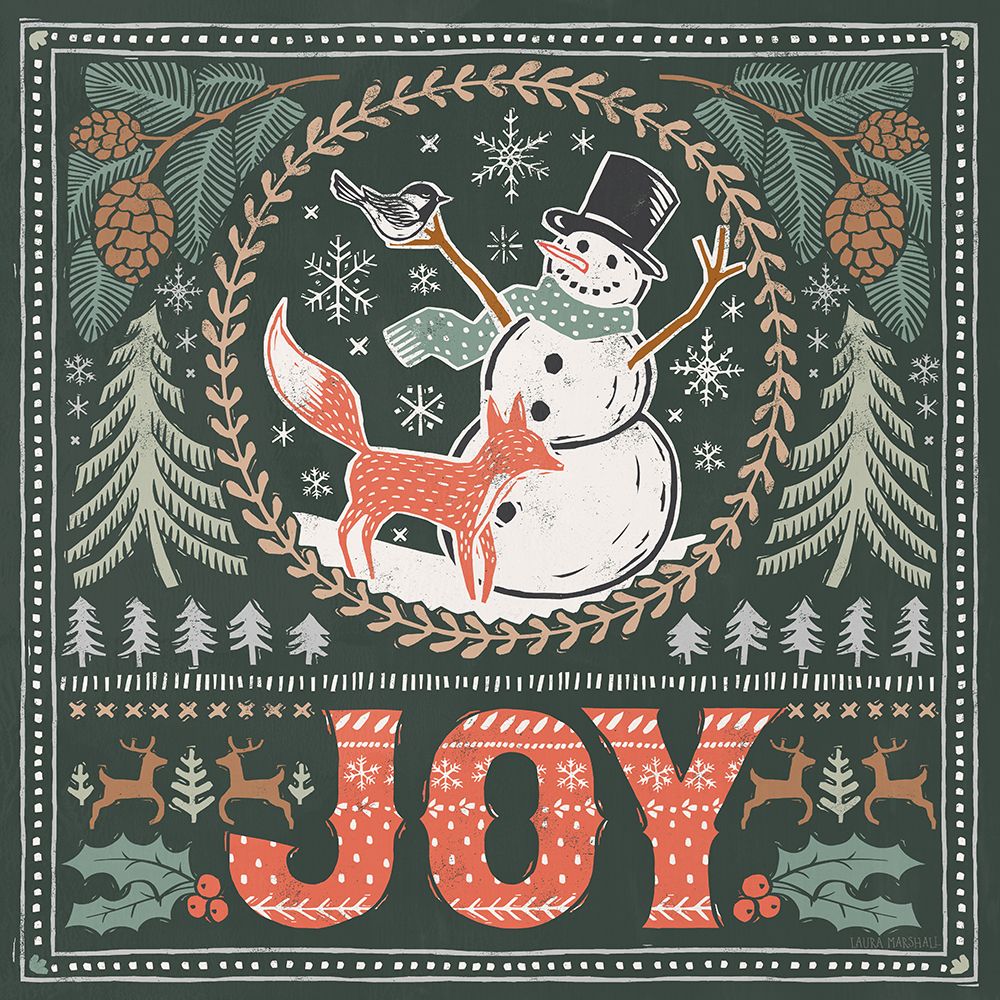Frosty Forest VI art print by Laura Marshall for $57.95 CAD