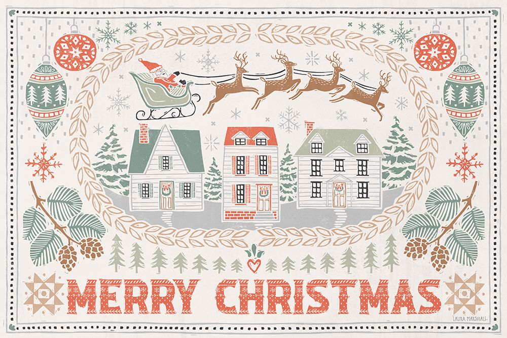 Frosty Forest II White art print by Laura Marshall for $57.95 CAD