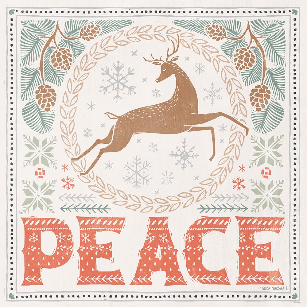 Frosty Forest IV White art print by Laura Marshall for $57.95 CAD