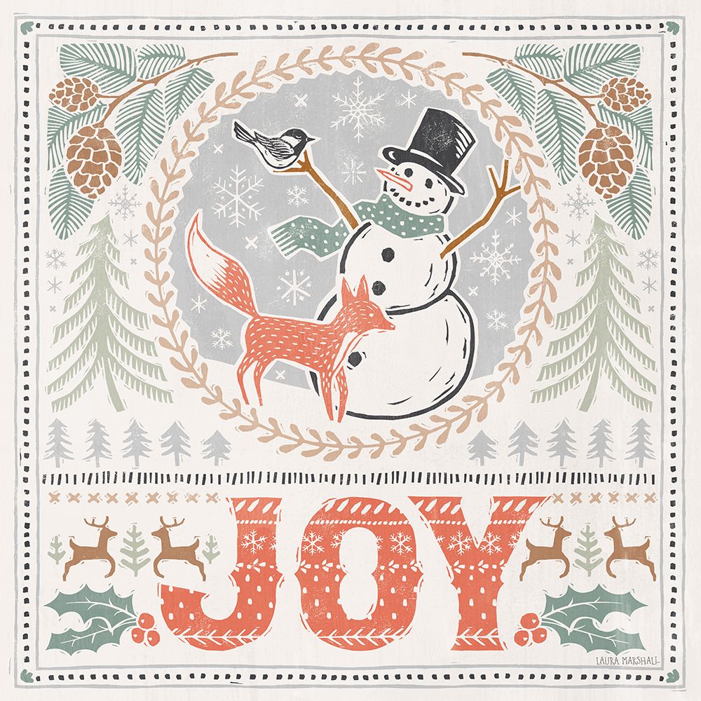 Frosty Forest VI White art print by Laura Marshall for $57.95 CAD