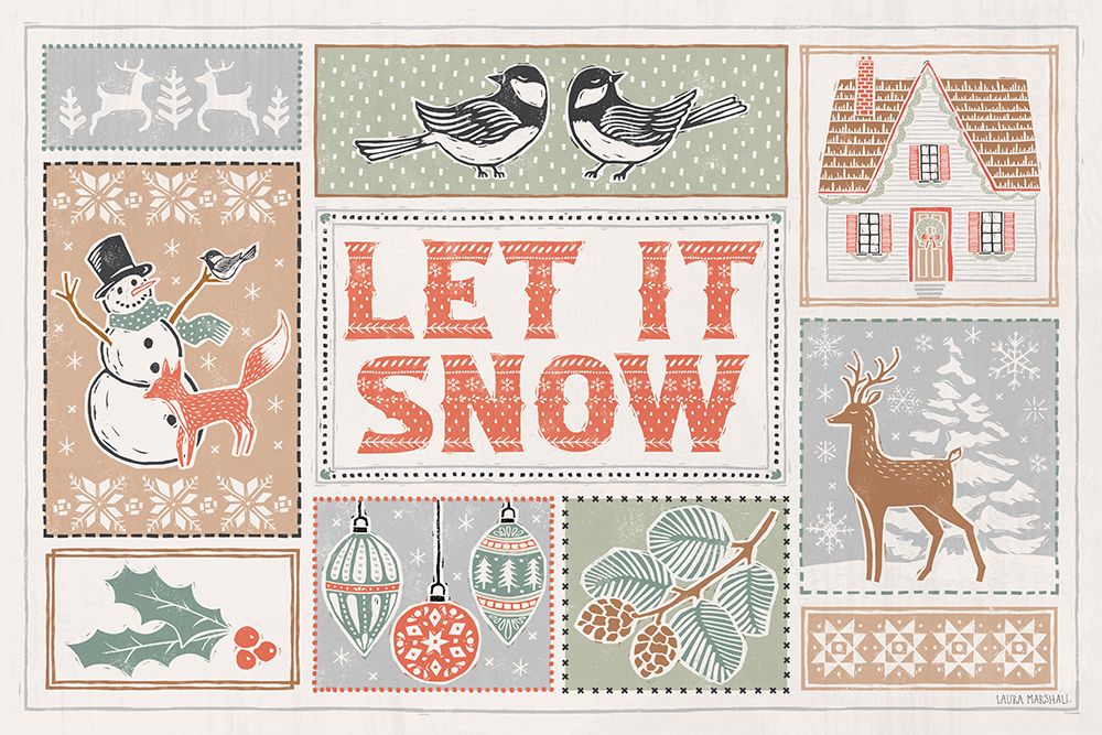 Frosty Forest VII White art print by Laura Marshall for $57.95 CAD