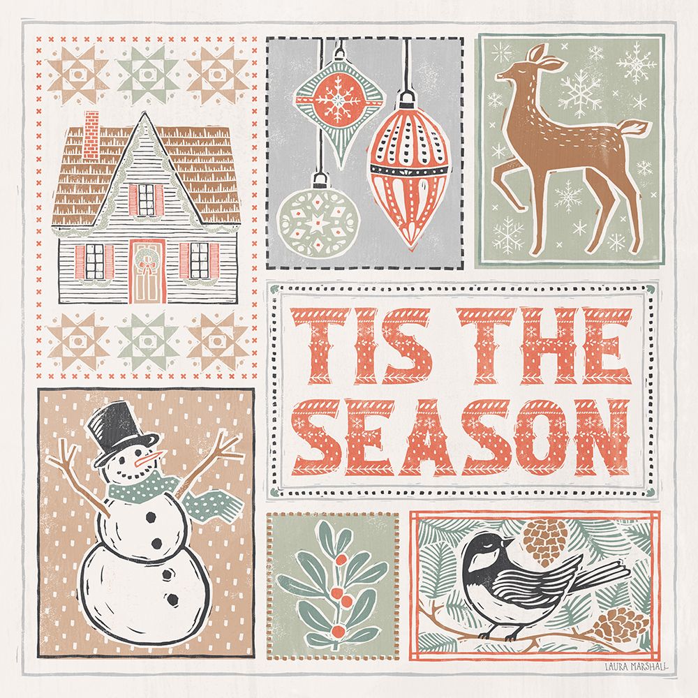 Frosty Forest IX White art print by Laura Marshall for $57.95 CAD