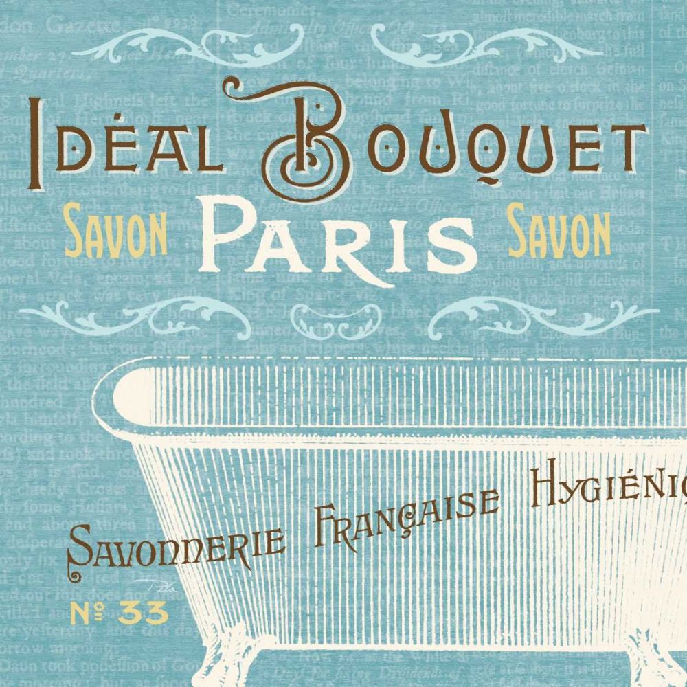 Indulge Yourself Aqua I art print by Pela Studio for $57.95 CAD