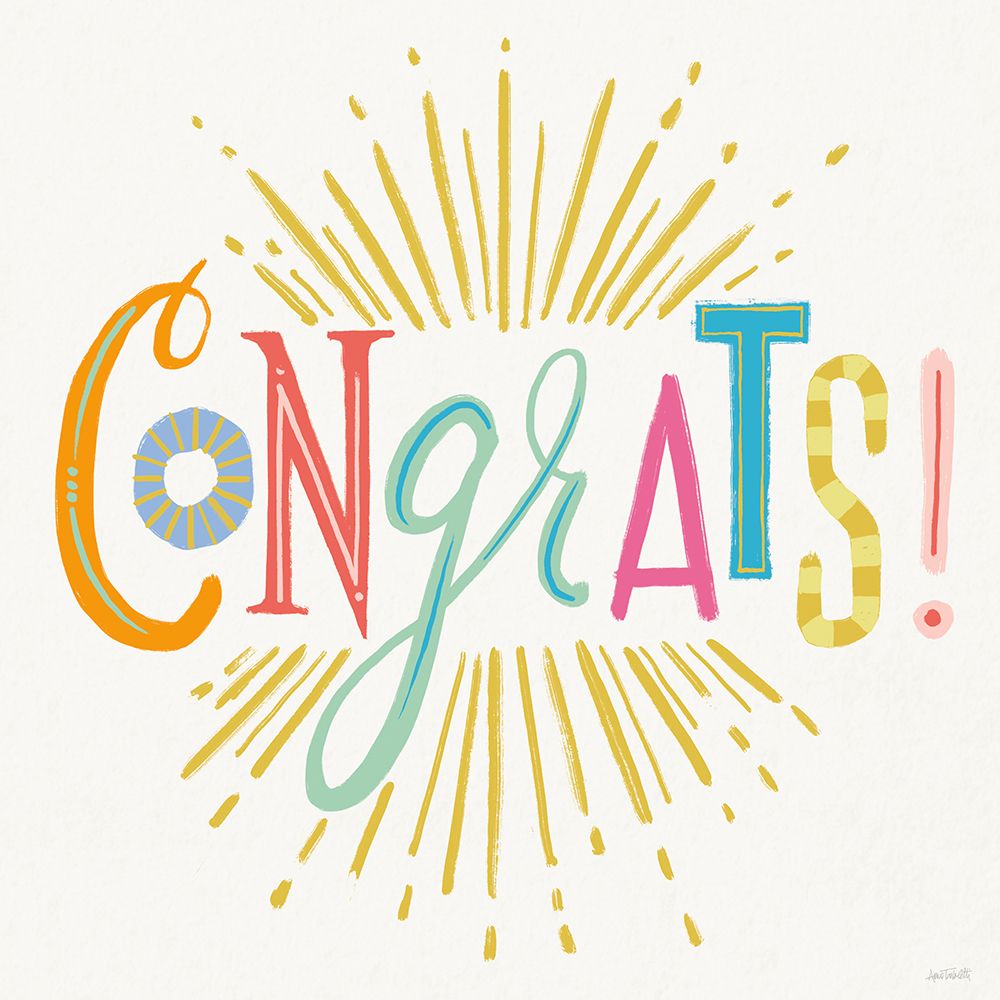 Lets Celebrate VI art print by Anne Tavoletti for $57.95 CAD