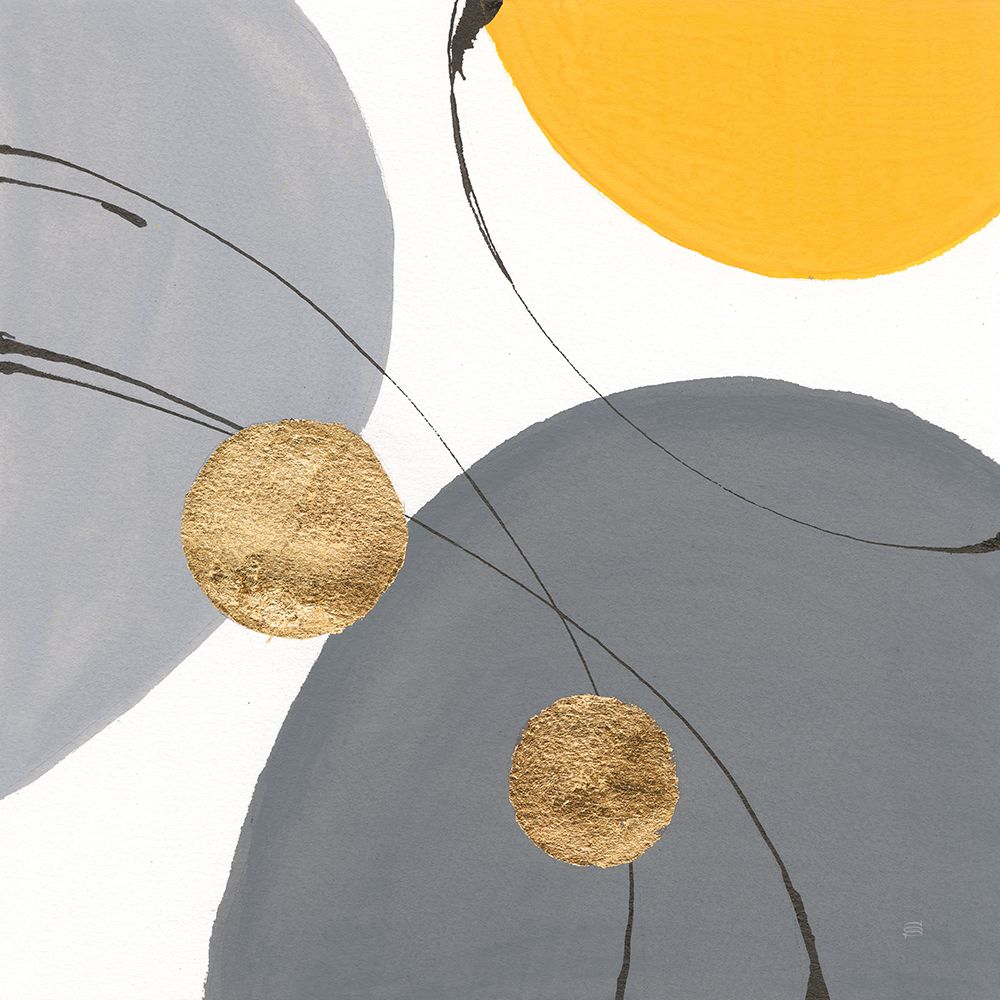 Golden Orbs II art print by Chris Paschke for $57.95 CAD