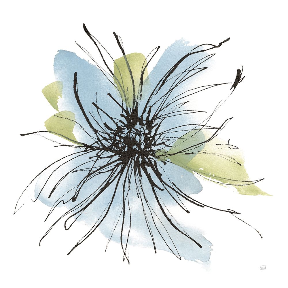 Spider Mum Blue II art print by Chris Paschke for $57.95 CAD