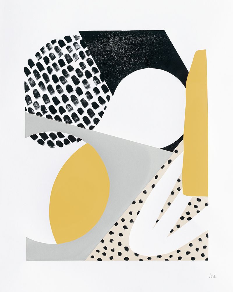 Luminous Tumble I Yellow art print by Laura Marshall for $57.95 CAD