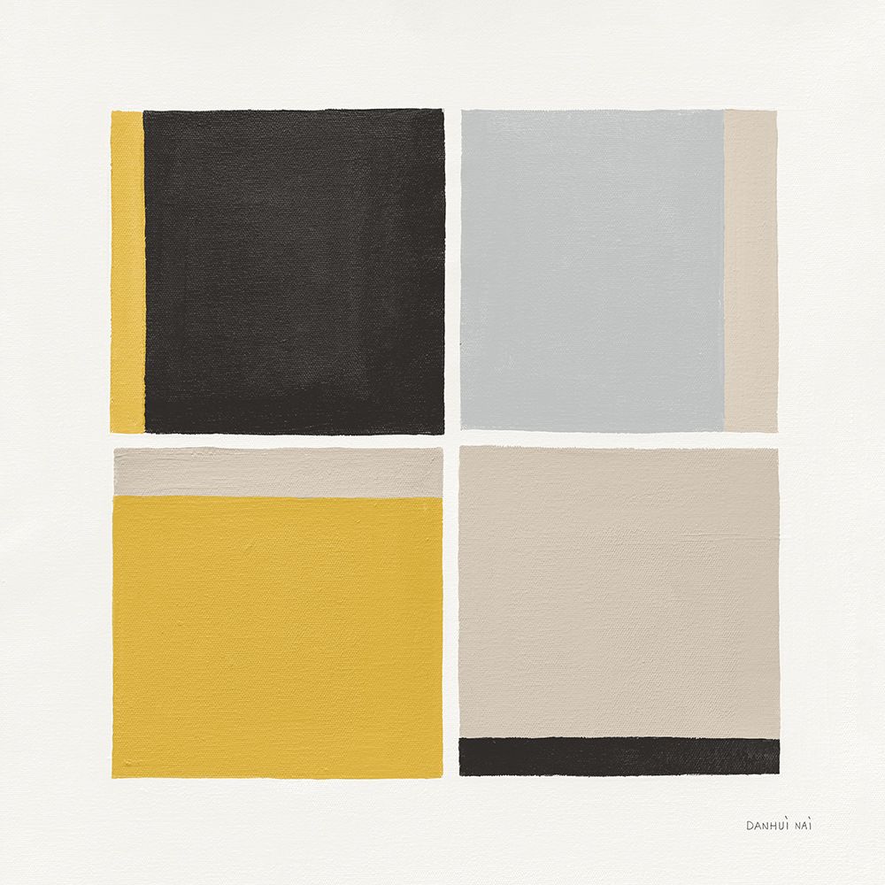 Quadrants Yellow art print by Danhui Nai for $57.95 CAD