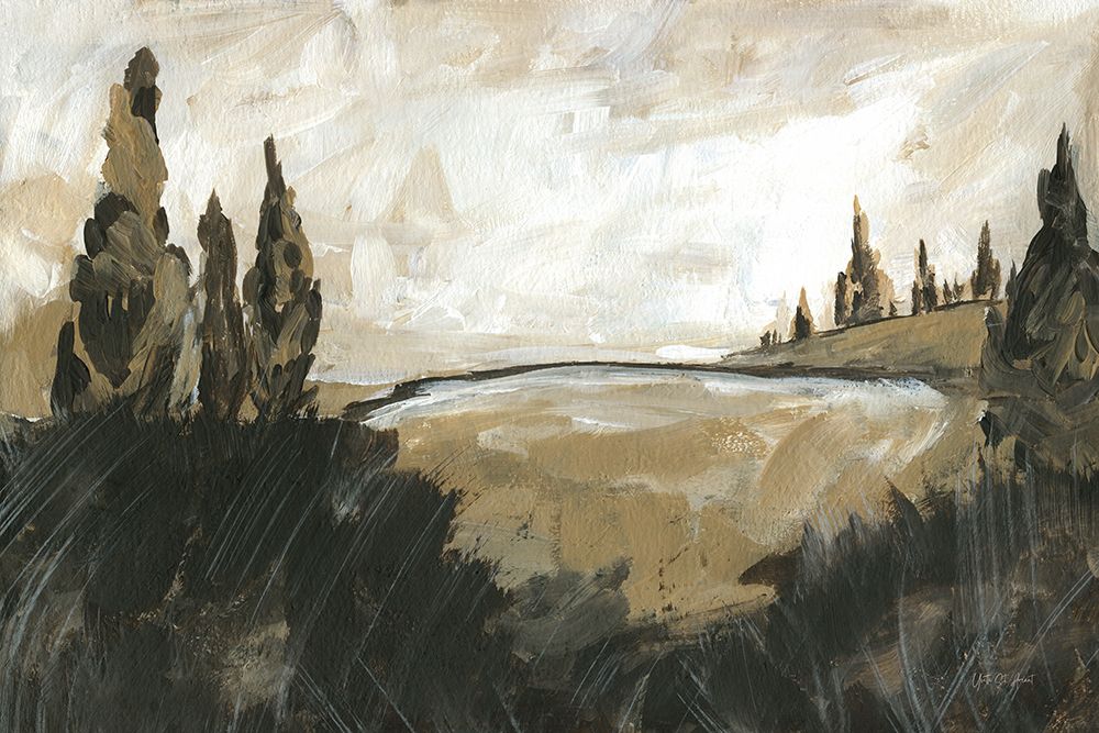 Vintage Rolling Hills art print by Yvette St. Amant for $57.95 CAD