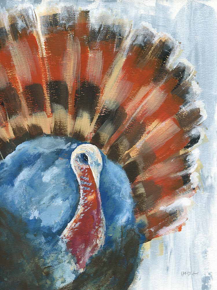 Traditional Harvest Turkey art print by Yvette St. Amant for $57.95 CAD
