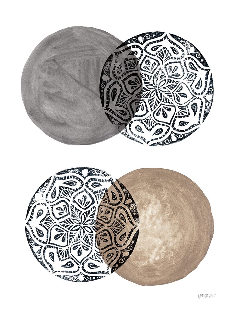 Collected Mandala Stamp II art print by Yvette St. Amant for $57.95 CAD