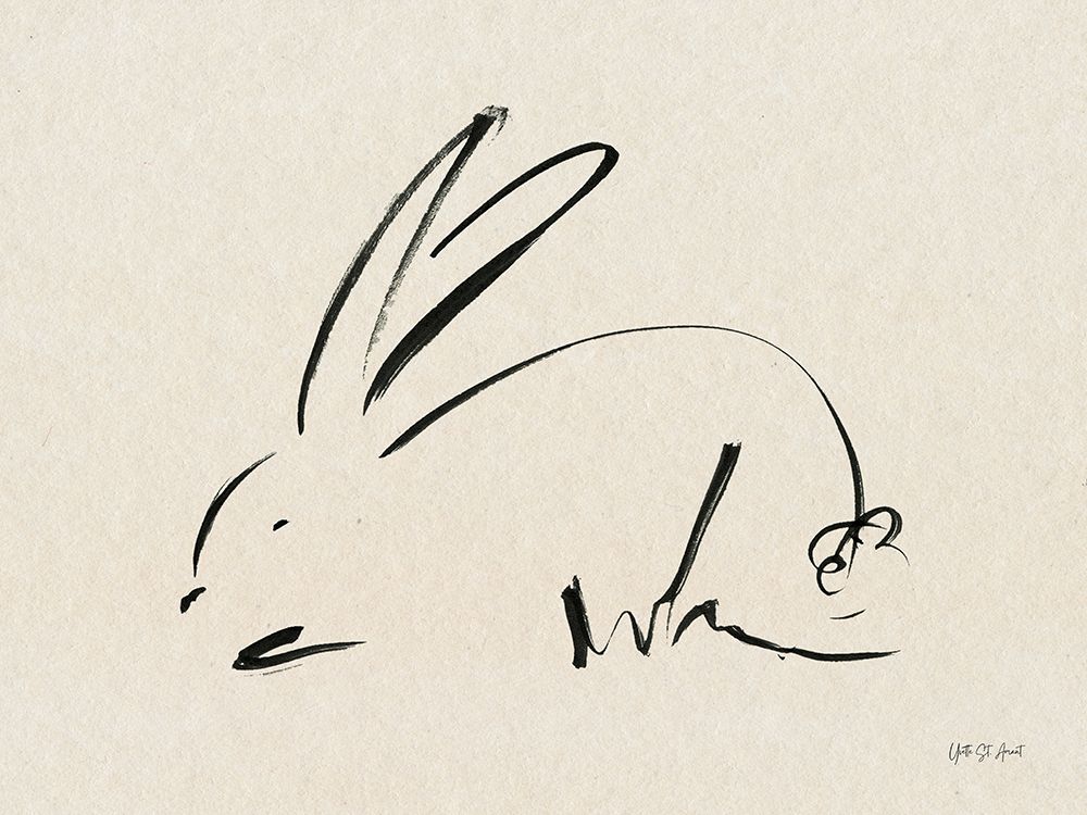 Illustrative Bunny II art print by Yvette St. Amant for $57.95 CAD