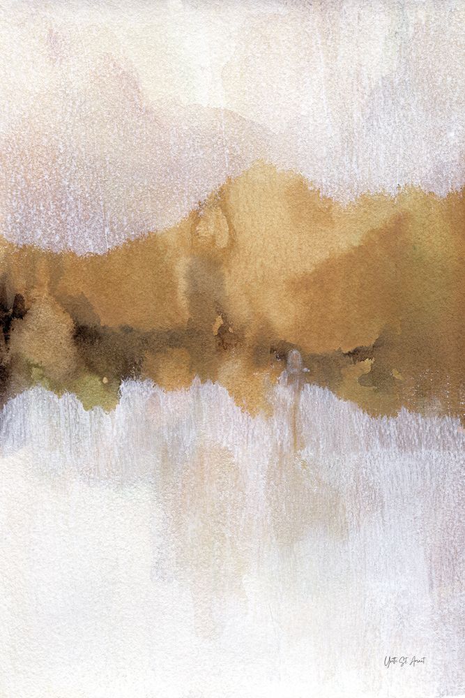 Golden Abstract art print by Yvette St. Amant for $57.95 CAD