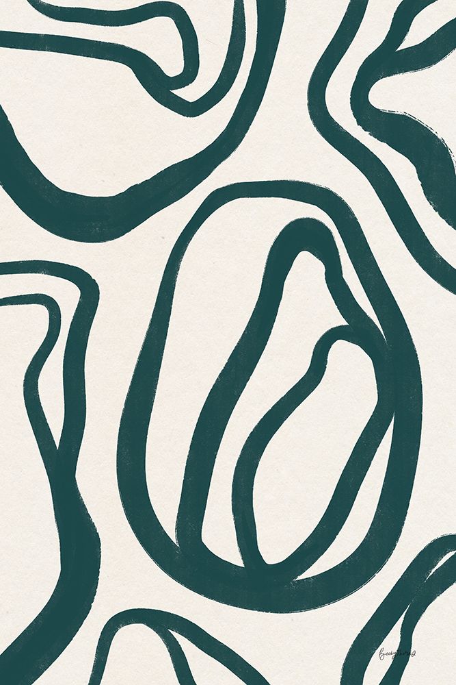 Organic Abstract III art print by Becky Thorns for $57.95 CAD